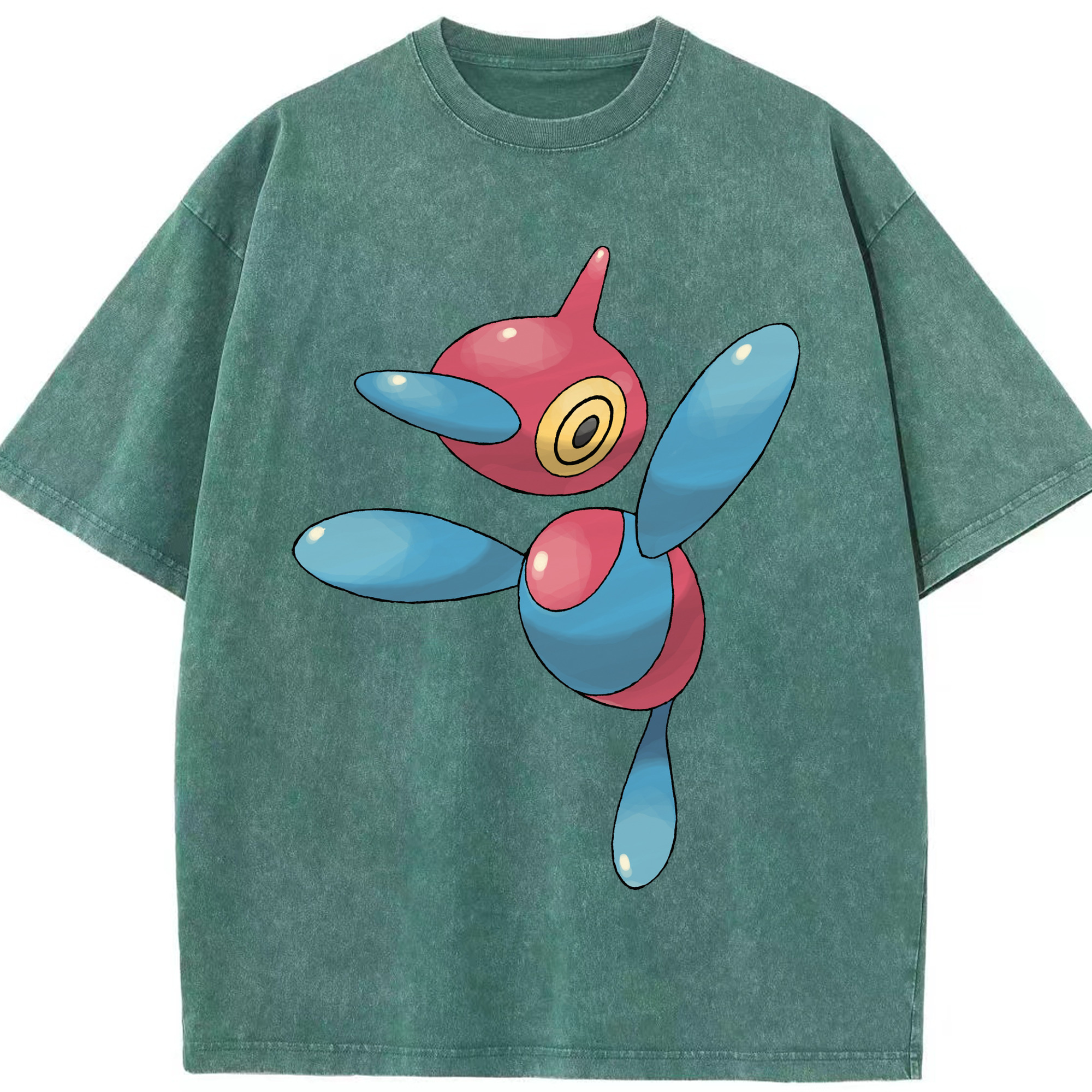 （画像用） ポケットモンスター Pokémon 綿100% ヴィンテージ風 半袖Tシャツ（フロントプリント）